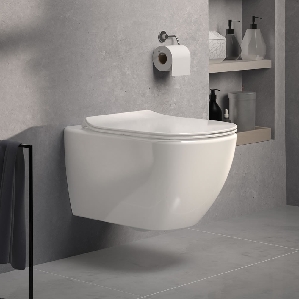 Lifestyle image of Ideal Standard Tesi Wall-Hung Toilet